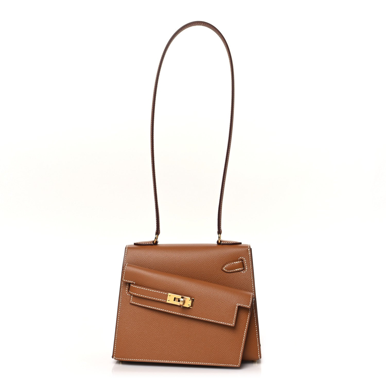Hermes Epsom Kelly En Desordre Sellier 20 Gold 1 of 10