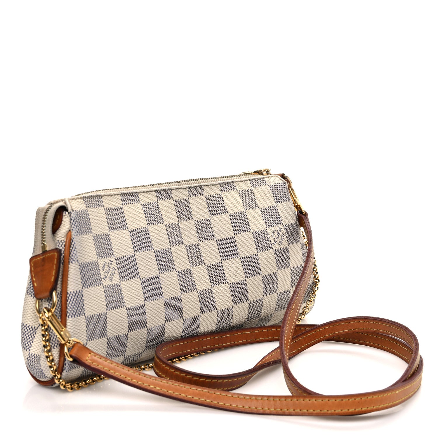 Louis Vuitton Damier Azur Eva Clutch 3 of 15