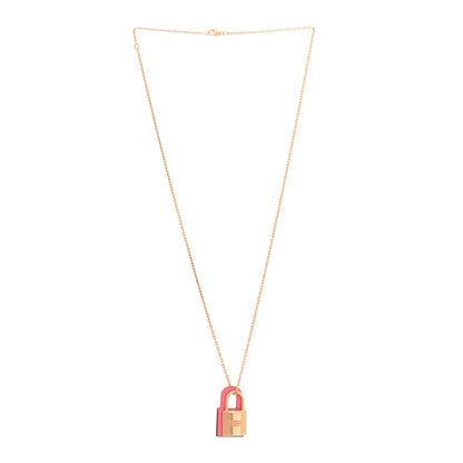 Hermes Swift O'Kelly Pendant Necklace Rose Confetti 2 of 5