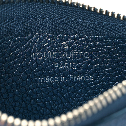 Louis Vuitton Metallic Empreinte Monogram Giant Key Pouch Navy Nacre 6 of 8