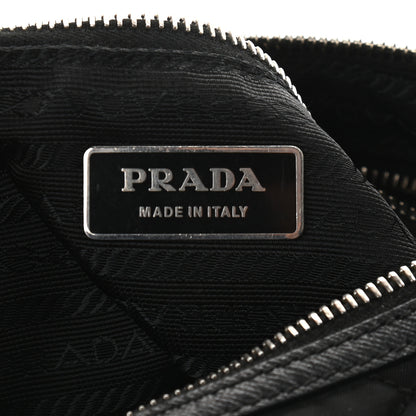 Prada Tessuto Nylon Quilted Saffiano Shoulder Bag Black 5 of 10