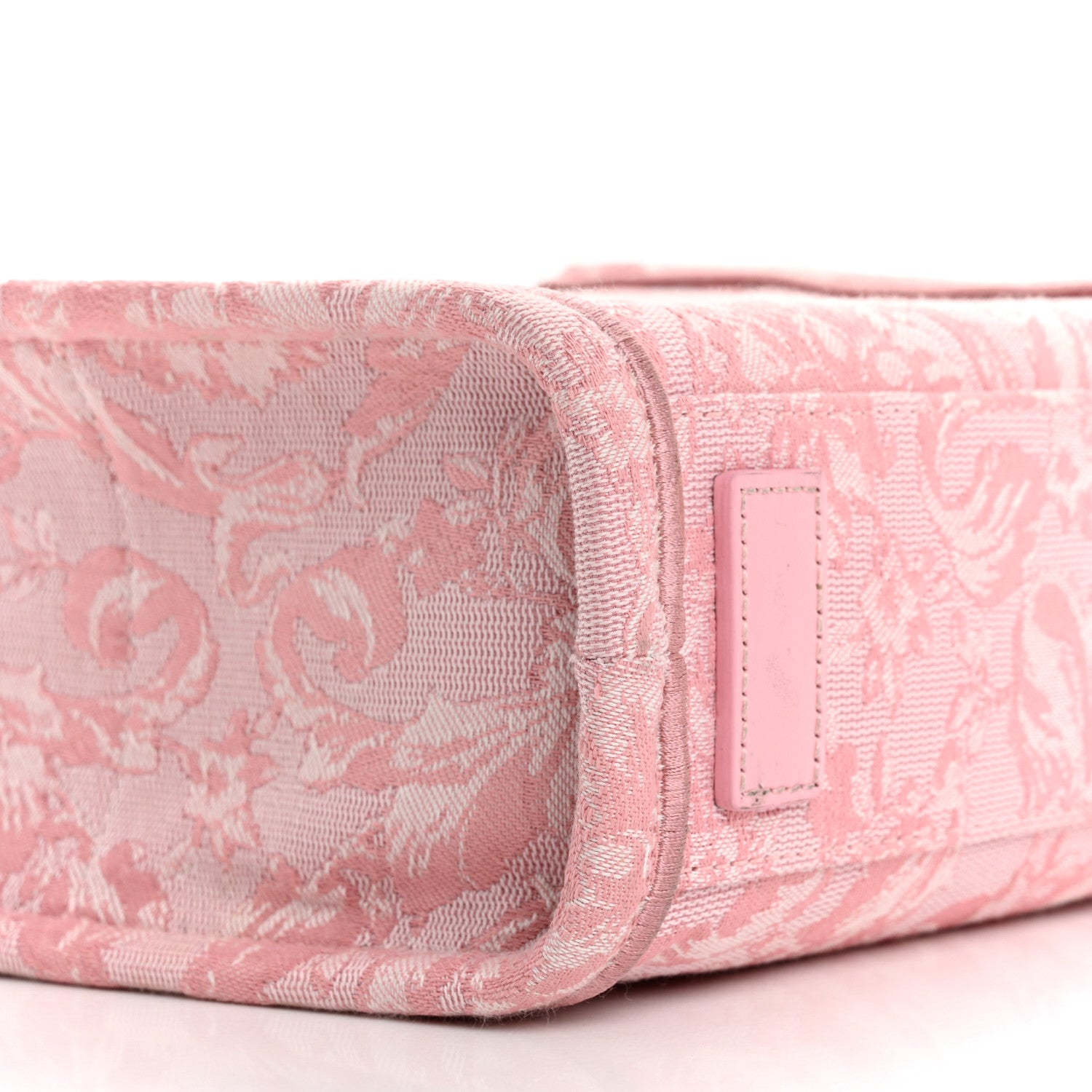 Versace Jacquard Barocco Extra Small Athena Tote Pink 8 of 11