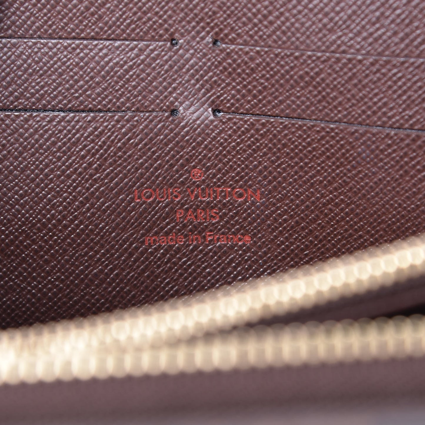 Damier Ebene Zippy Wallet