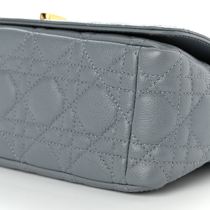 Christian Dior Calfskin Cannage Medium Caro Bag Ethereal Grey 10 of 10