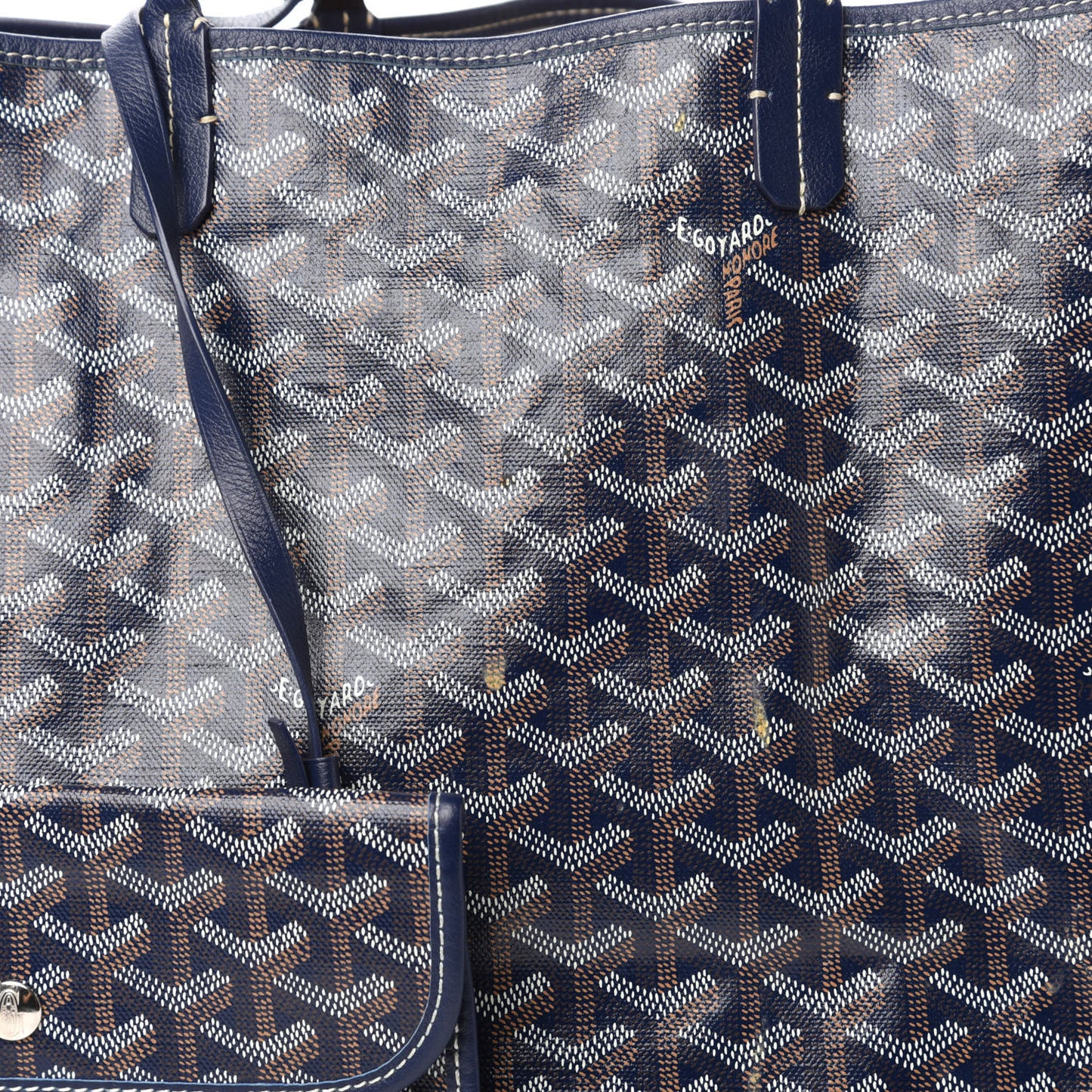 Goyardine Saint Louis PM Navy