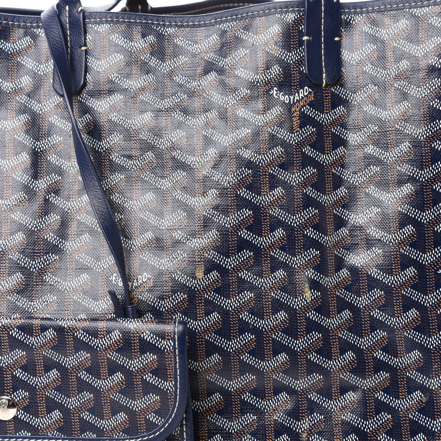 Goyard Goyardine Saint Louis PM Navy 8 of 8