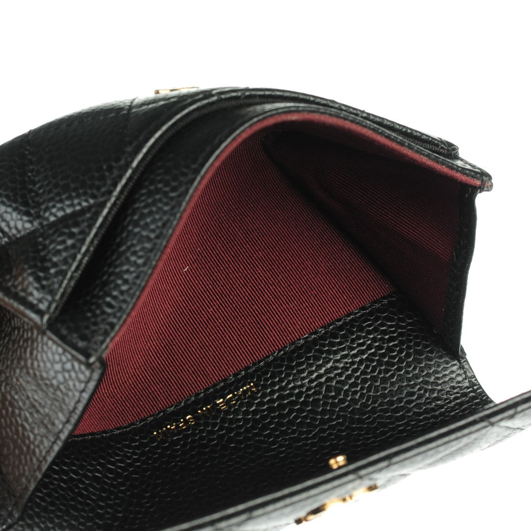 Chanel Caviar Quilted Flap Card Holder Black 6 of 8