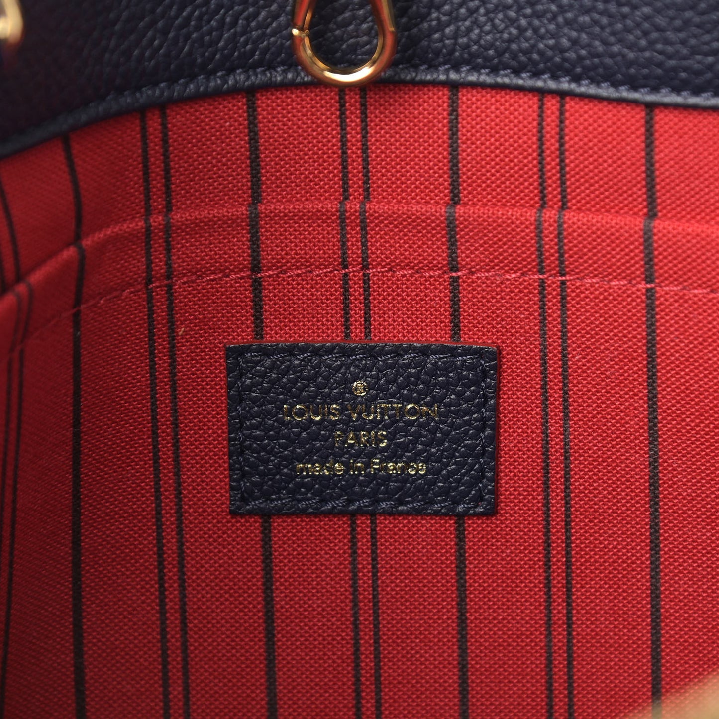 Empreinte Montaigne MM Marine Rouge