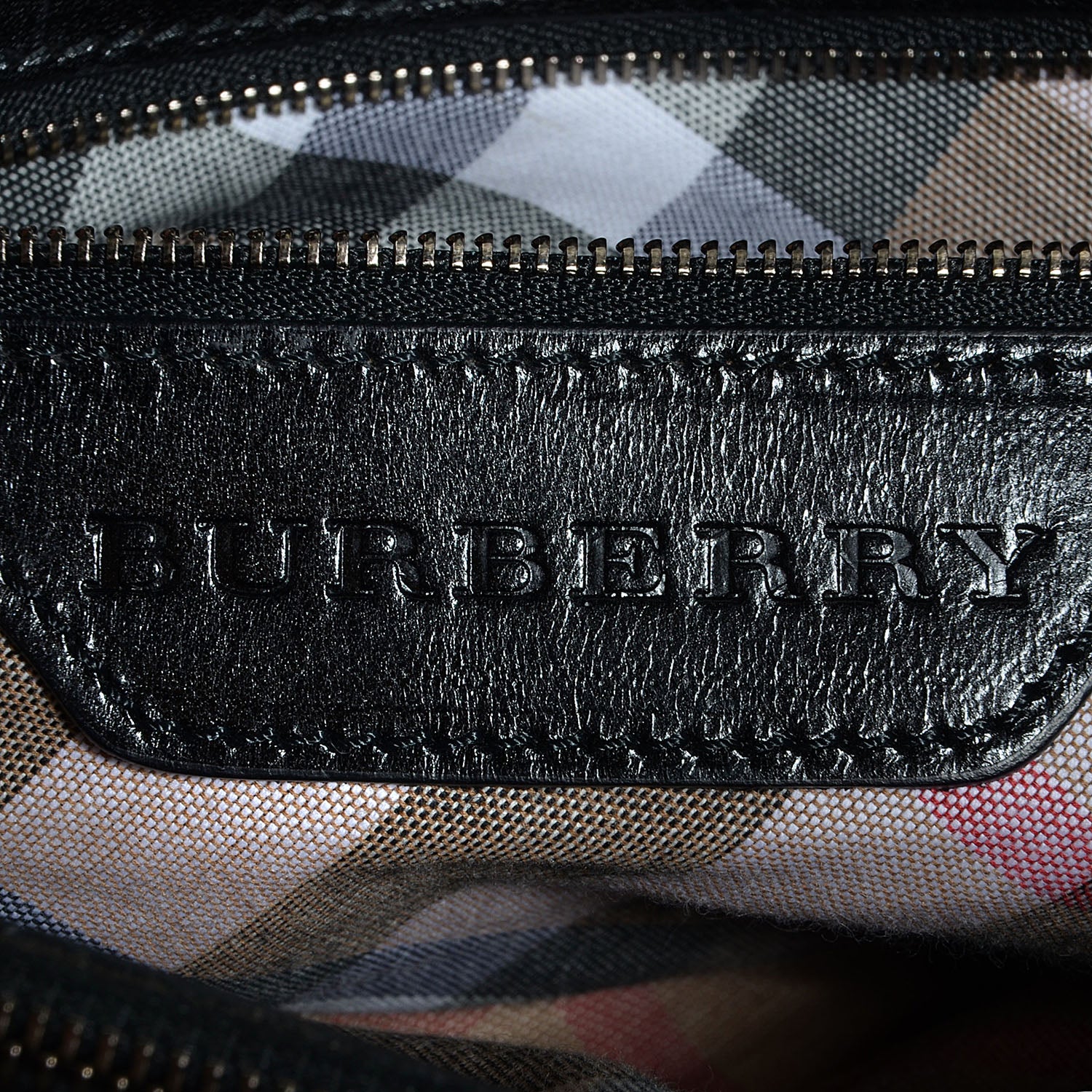 Burberry Canvas Bridle Calfskin Large Lynher Tote Black 7 of 11