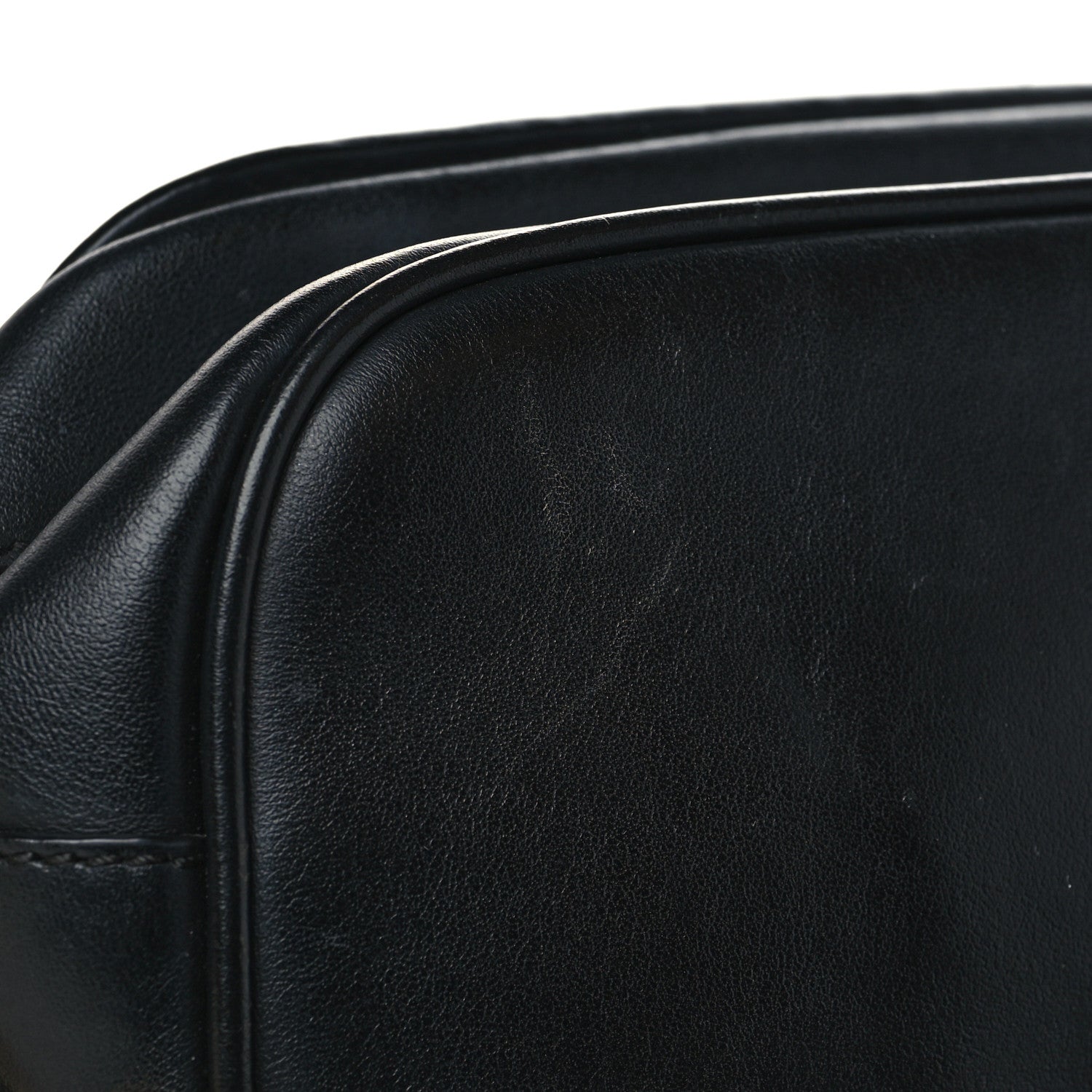 Fendi Vitello Century F is Fendi Bi-Color FF 1974 Embossed Camera Case Maya Black 9 of 11