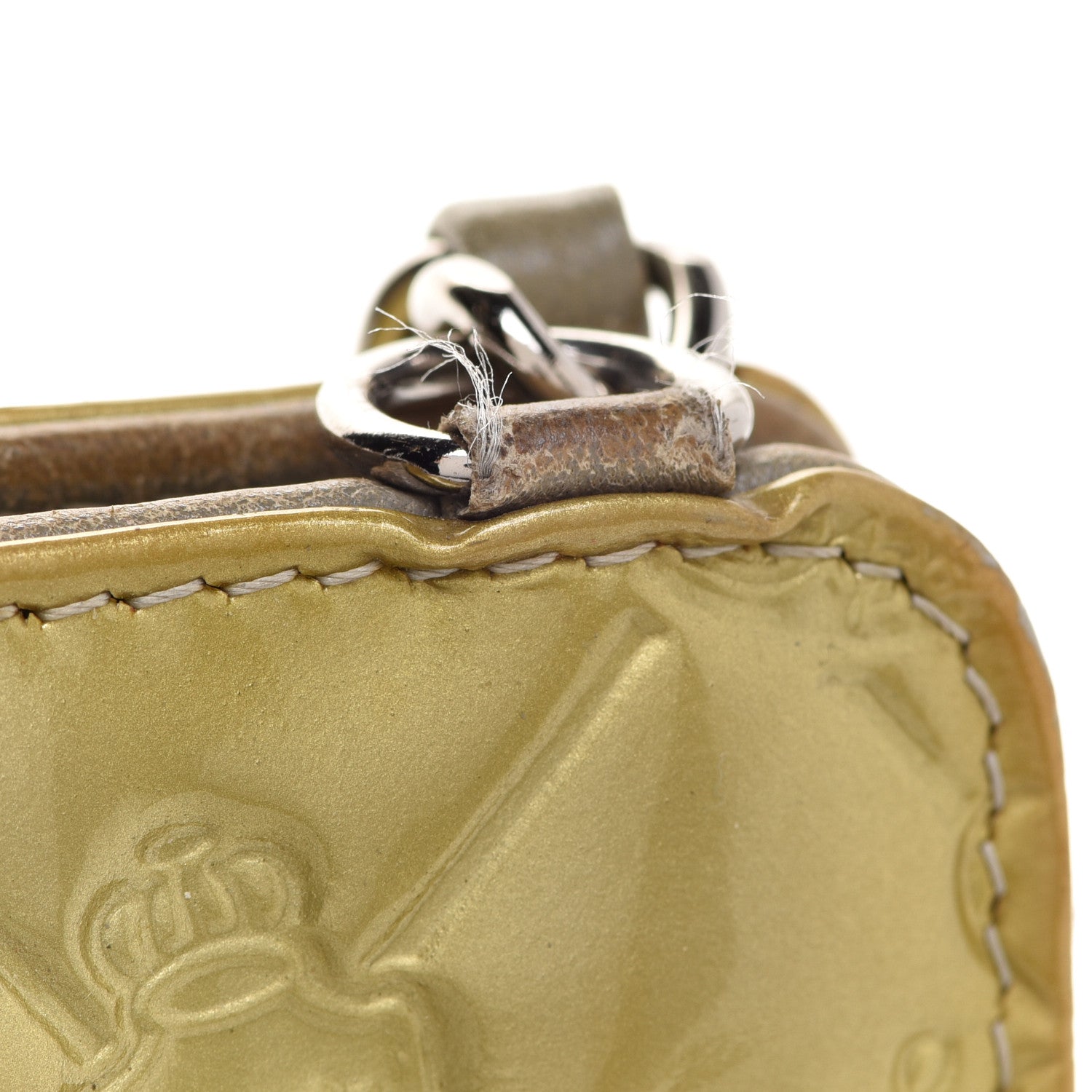 Chanel Patent Calfskin Lucky Symbols Pochette Gold 17 of 17