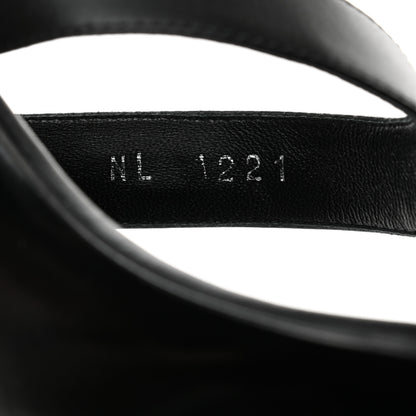 Louis Vuitton Calfskin Signature Thong Sandal 36.5 Black 8 of 11