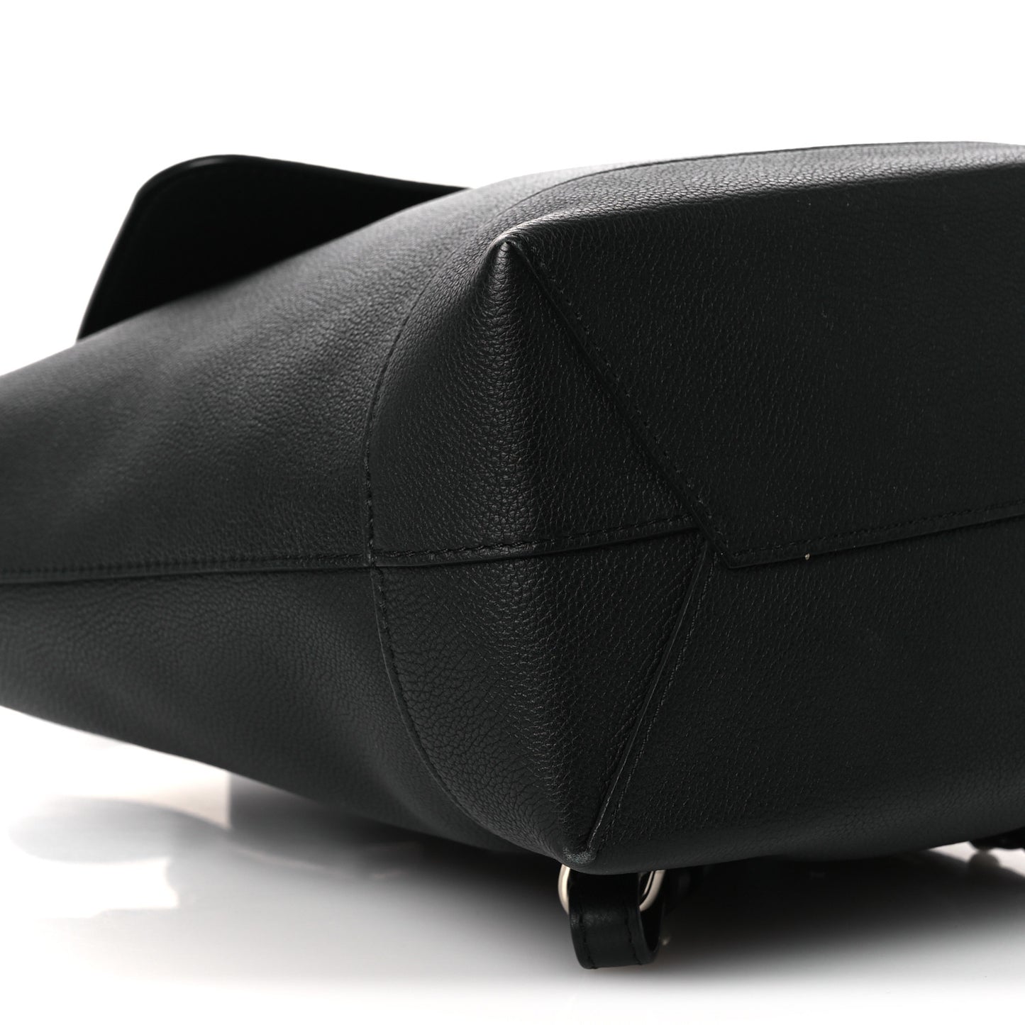 Calfskin Lockme Backpack Black