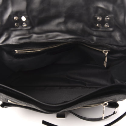 Proenza Schouler Lambskin Medium PS1 Plus Zip Satchel Black 5 of 12