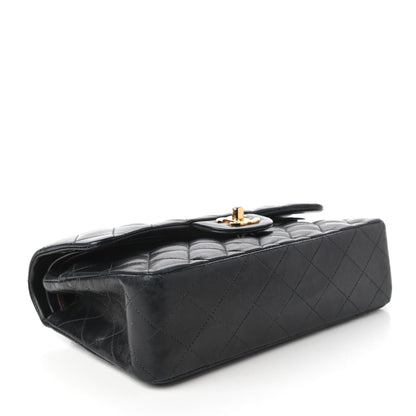 Chanel Lambskin Quilted Small Double Flap Navy 4 of 10
