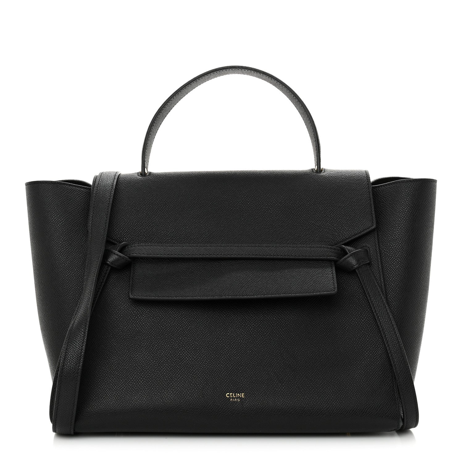 Celine Grained Calfskin Mini Belt Bag Black 1 of 13