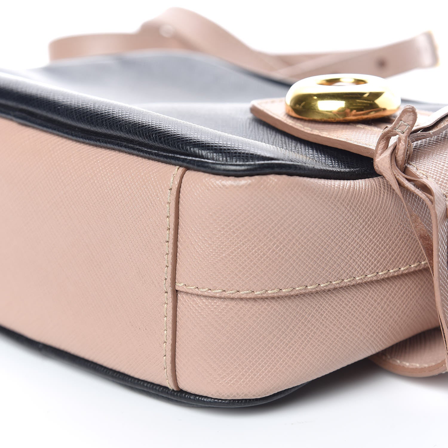 Prada Saffiano Crossbody Bag Black Cammeo 6 of 12