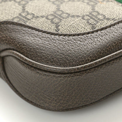 Gucci X BALENCIAGA BB Supreme Monogram Calfskin Web Mini Jackie 1961 Hobo Beige Ebony 9 of 11