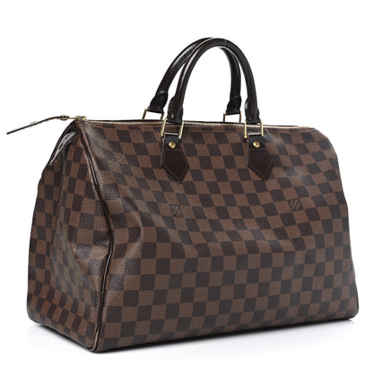 Louis Vuitton Damier Ebene Speedy 35 2 of 16