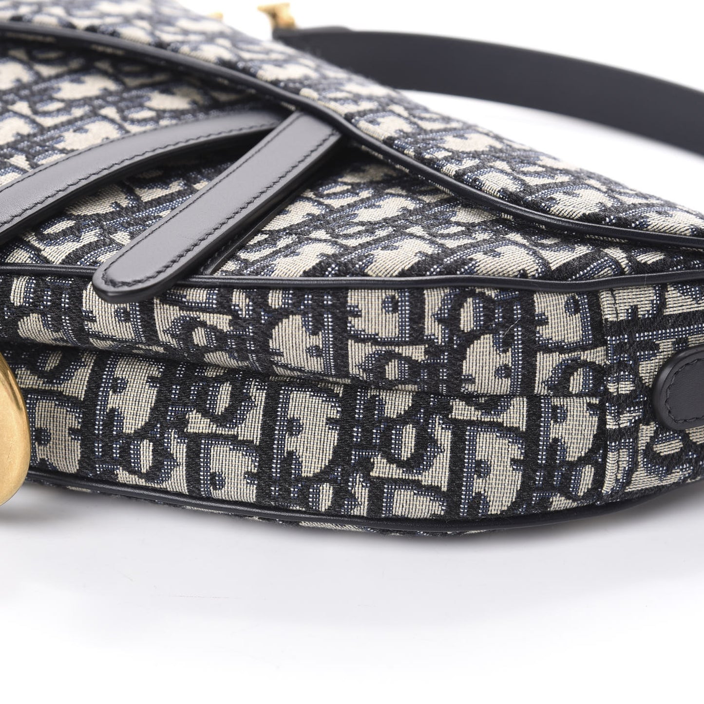 Oblique Saddle Bag Blue