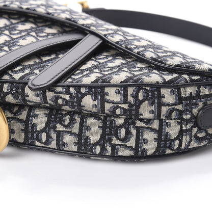 Christian Dior Oblique Saddle Bag Blue 8 of 8