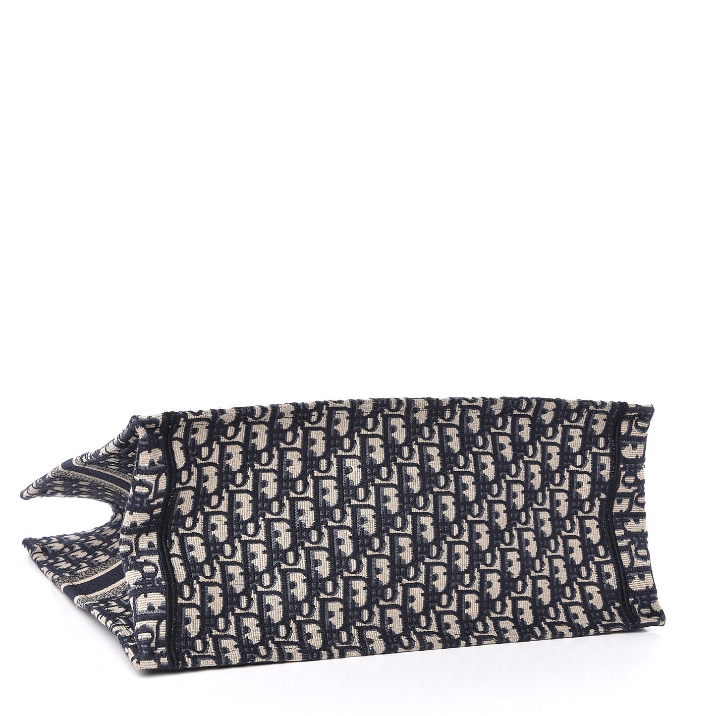 Oblique Book Tote Blue Multicolor