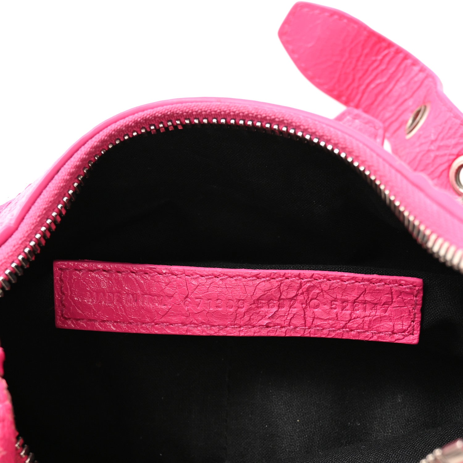 Balenciaga Agneau Arena Le Cagole Shoulder Bag XS Hot Pink 7 of 10