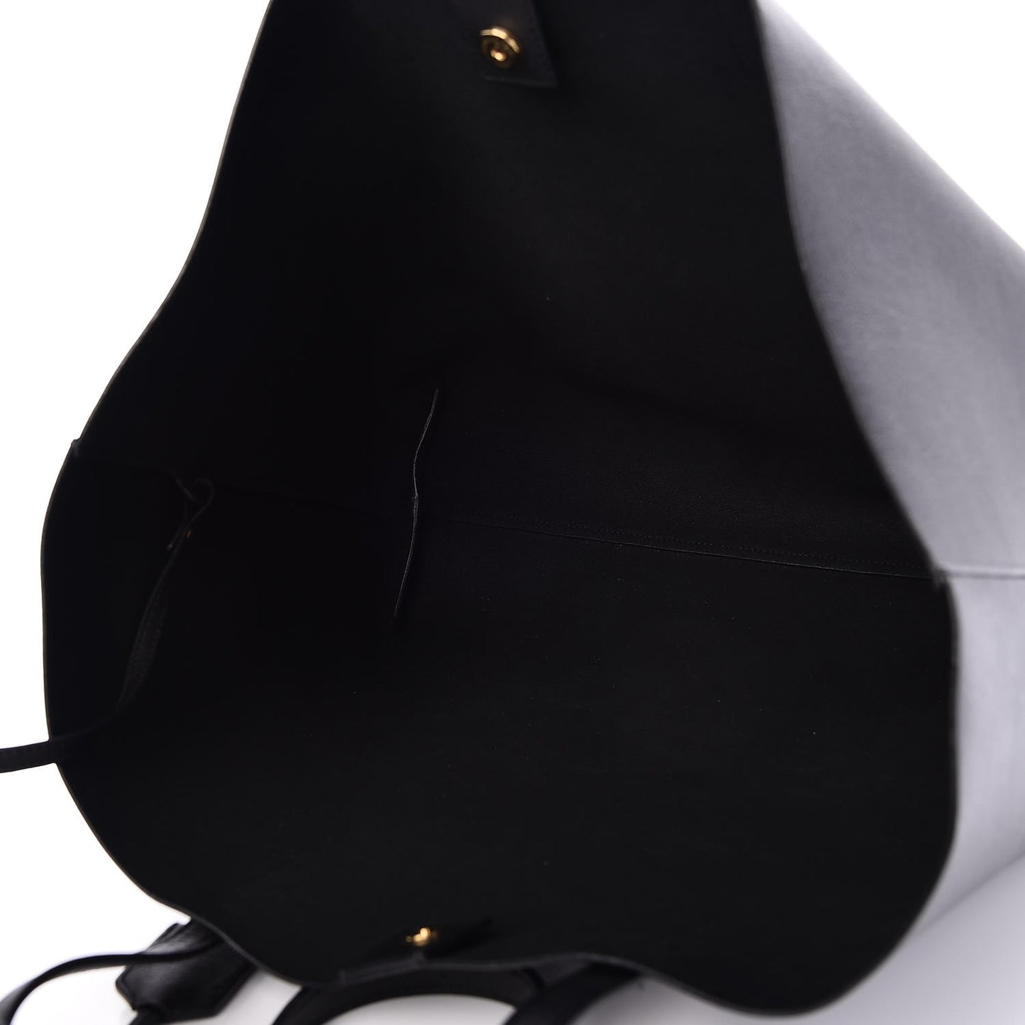 Calfskin Large Shopping Tote Black