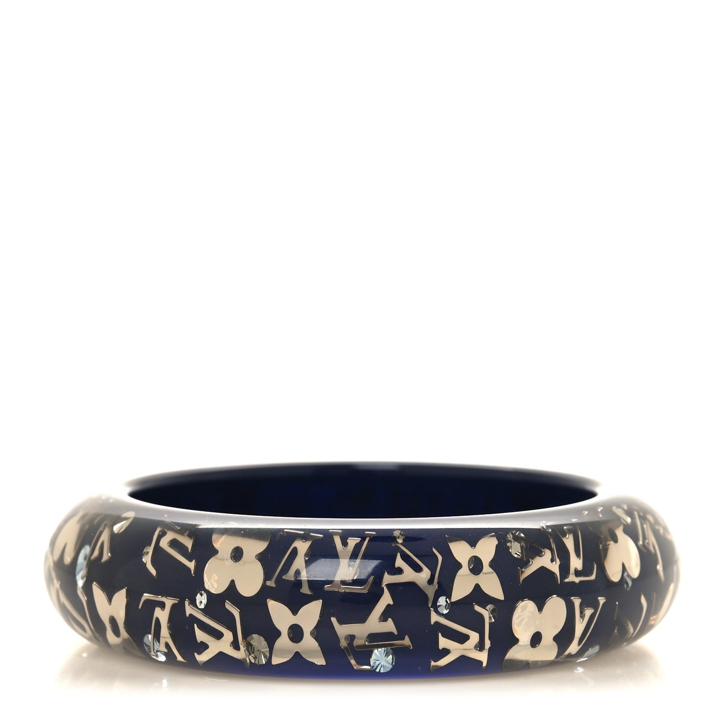 Resin Swarovski Medium Inclusion Bracelet GM Black