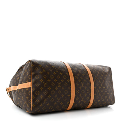 Louis Vuitton Monogram Keepall Bandouliere 55 3 of 15