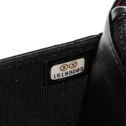 Chanel Lambskin Quilted Wallet On Chain WOC Black 8 of 8