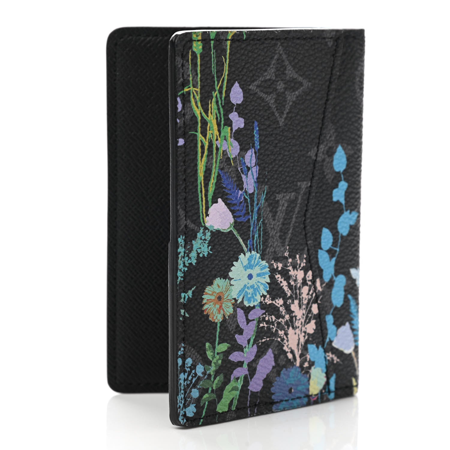 Louis Vuitton Monogram Eclipse Flower Print Pocket Organizer NM 3 of 8
