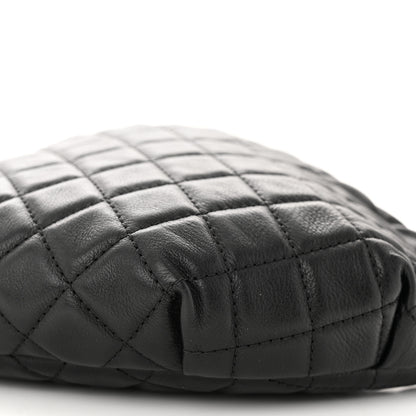 Chanel Calfskin Quilted Banane Waist Bag Fanny Pack Black 10 of 10