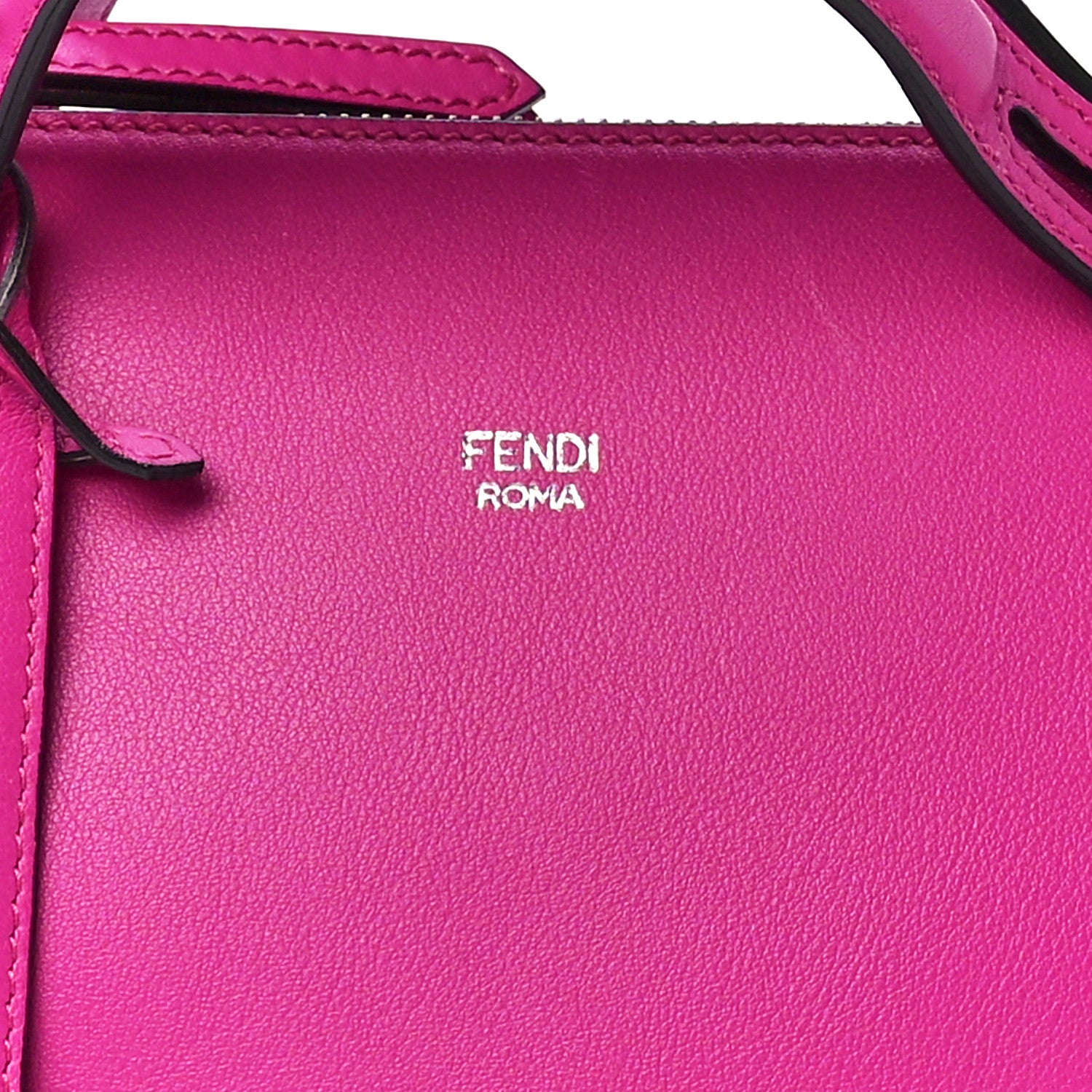 Fendi Vitello Dolce Medium By The Way Boston Bag Magenta 10 of 13