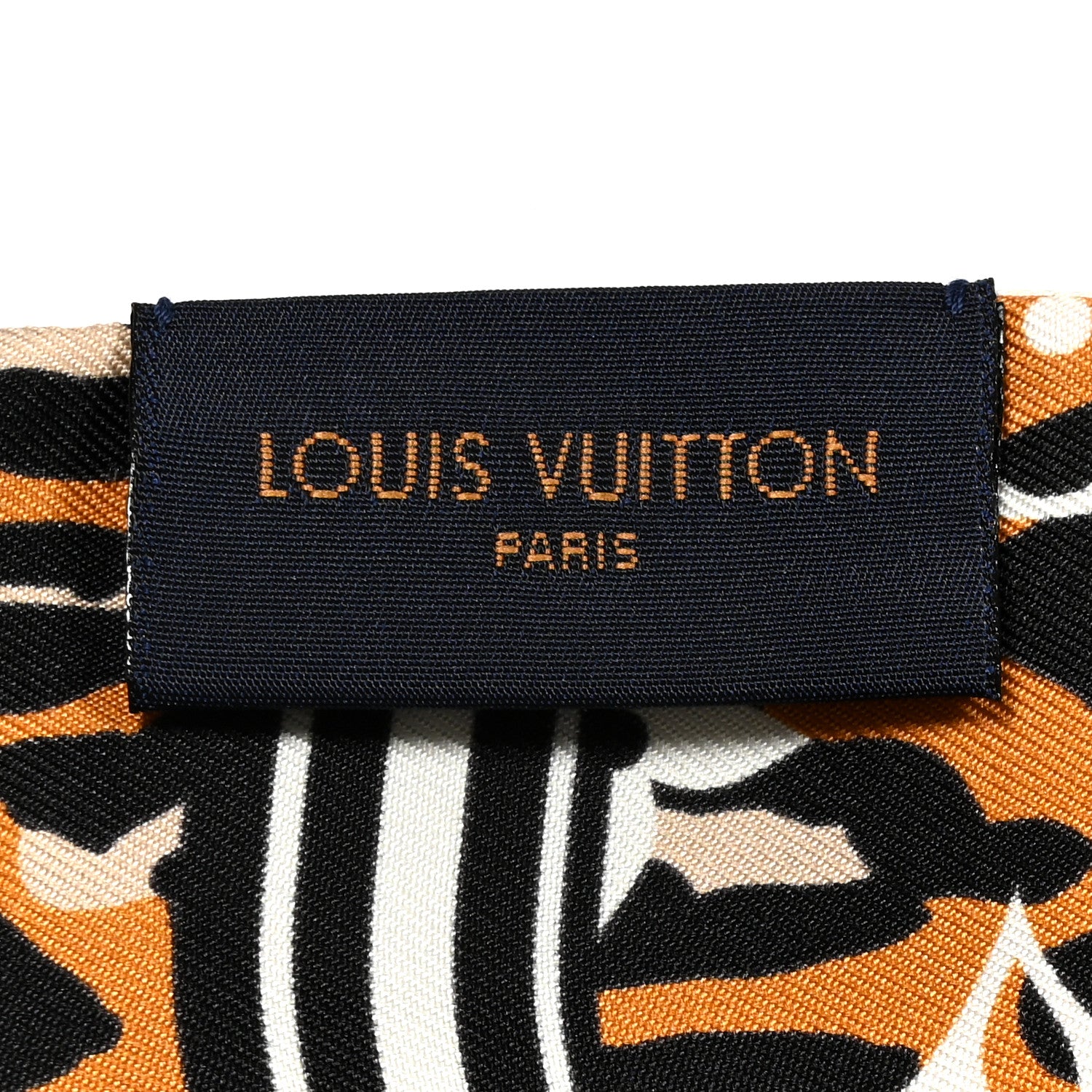 Louis Vuitton Silk Monogram Giant Jungle Bandeau Ivory 3 of 4