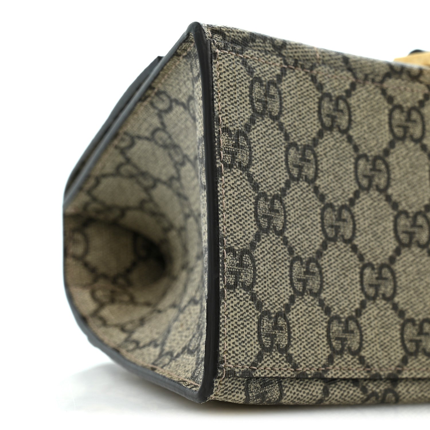 Balenciaga X GUCCI GG Supreme Monogram Small Hourglass Top Handle Bag Beige Ebony 9 of 11