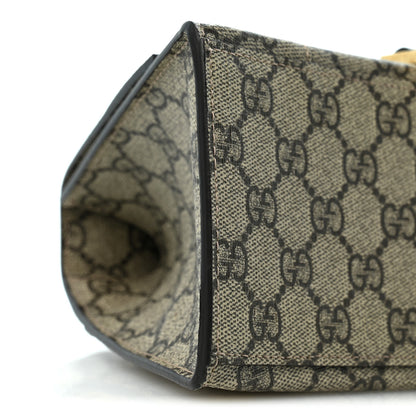 Balenciaga X GUCCI GG Supreme Monogram Small Hourglass Top Handle Bag Beige Ebony 9 of 11