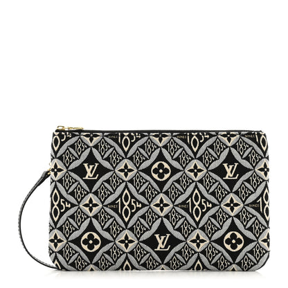 Louis Vuitton Jacquard Since 1854 Neverfull MM GM Pochette Grey 1 of 6