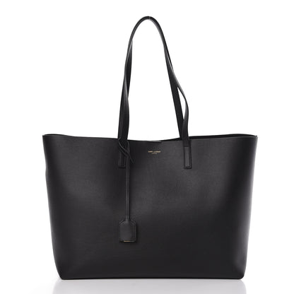 Saint Laurent Calfskin Large Shopping Tote Black 3 of 10