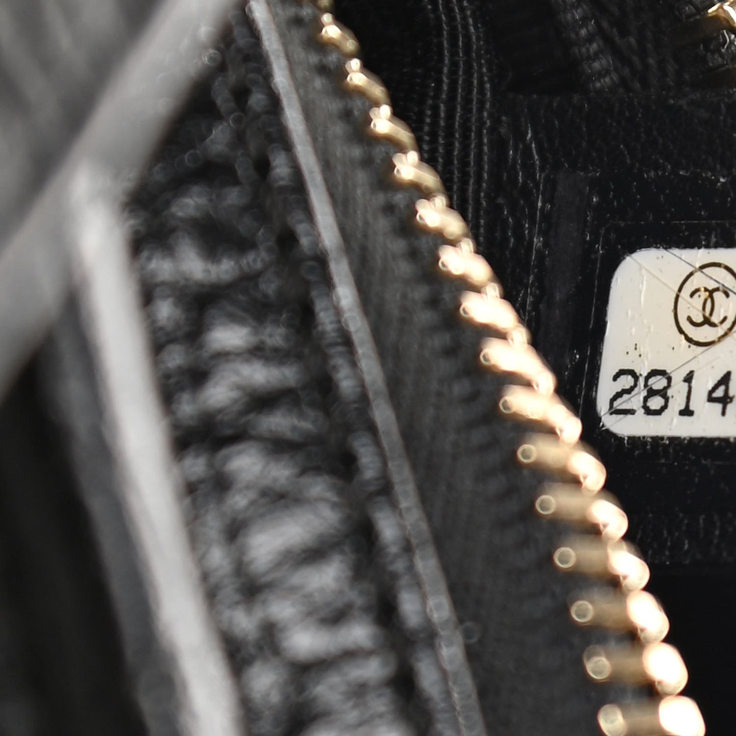 Calfskin Crocodile Embossed Small Gabrielle Cocodile Hobo Black