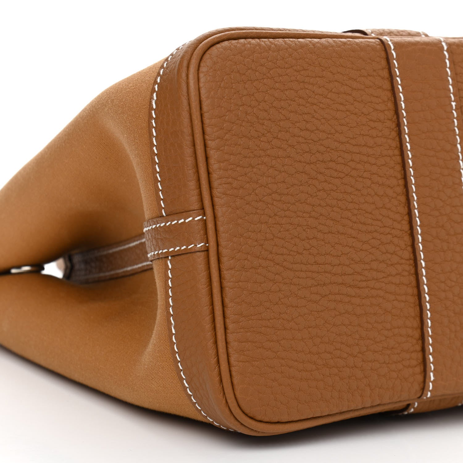 Hermes Toile Militaire Vache Country Verso Garden Party 30 TPM Gold Dune Magnolia 9 of 11