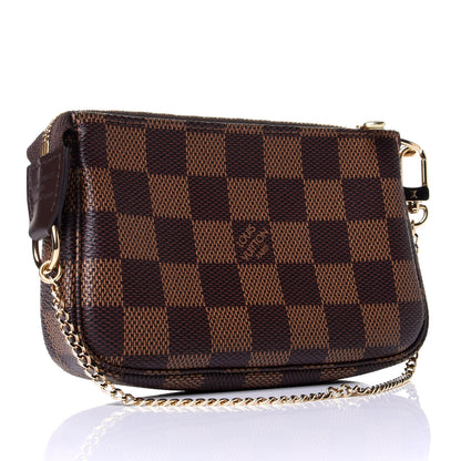 Louis Vuitton Damier Ebene Mini Pochette Accessories 2 of 4