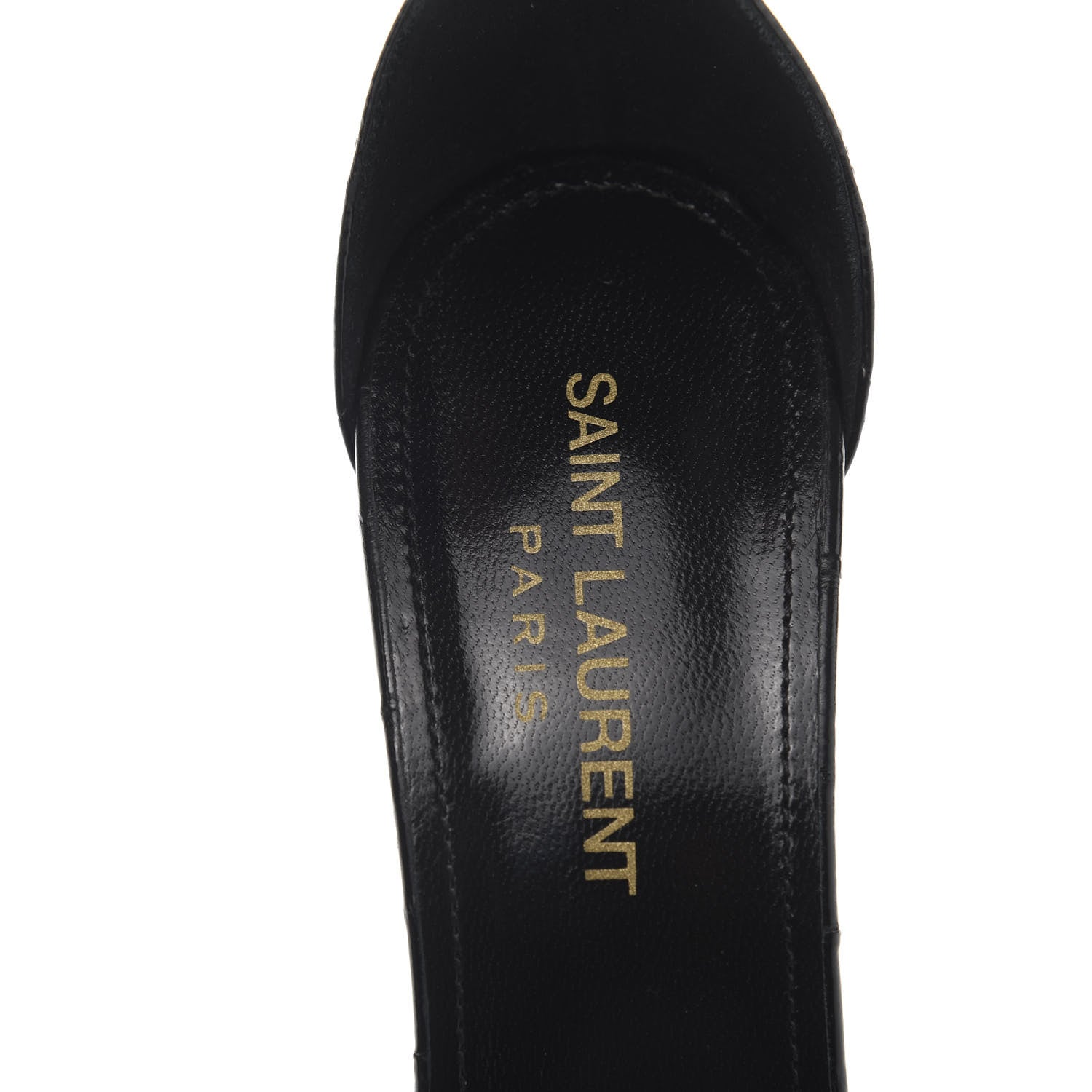 Saint Laurent Anguilla LouLou 105 Buckle Sandals 36 Black 6 of 8
