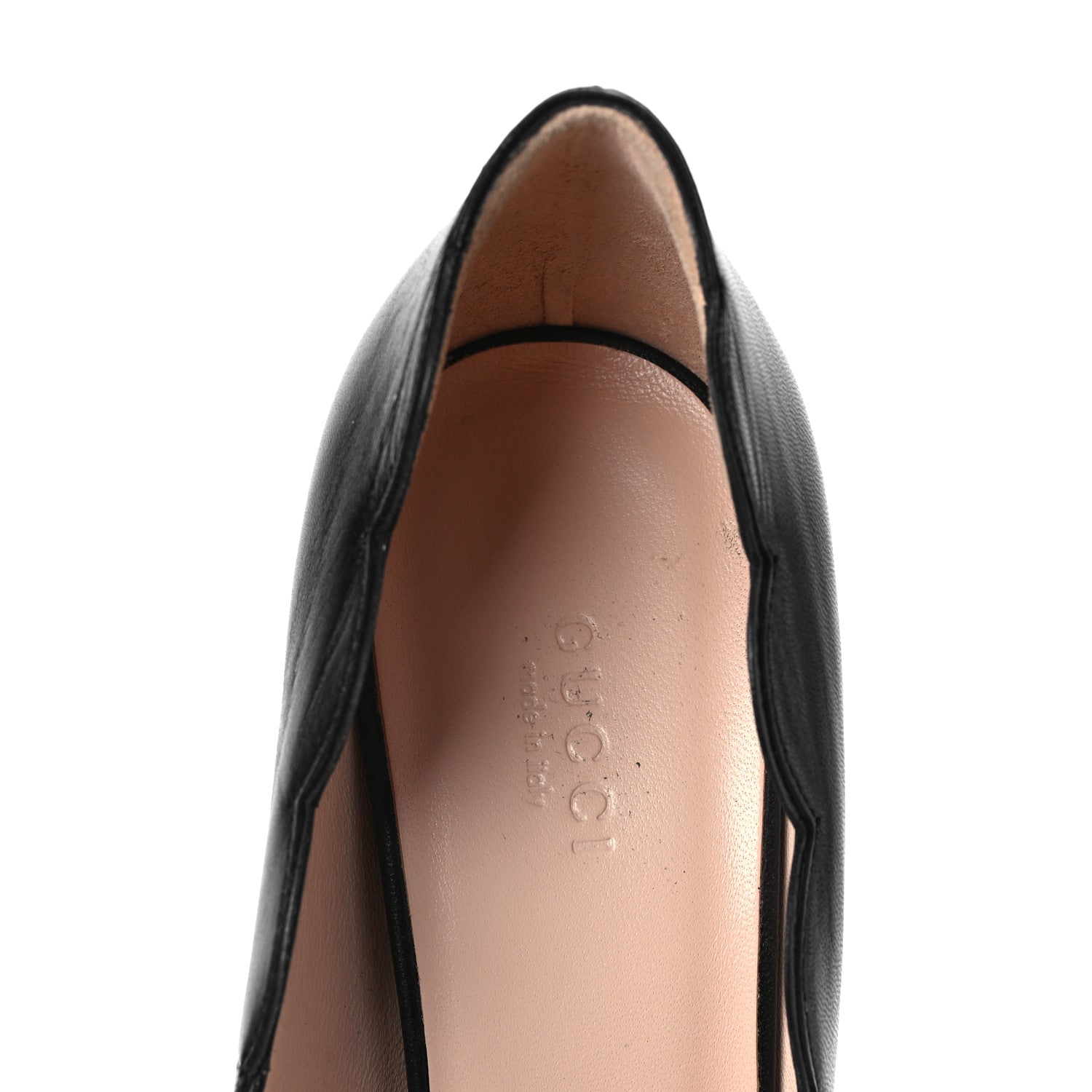 Gucci Malaga Kid Pearl Embellished Willow Loafer Pumps 39.5 Black 6 of 8