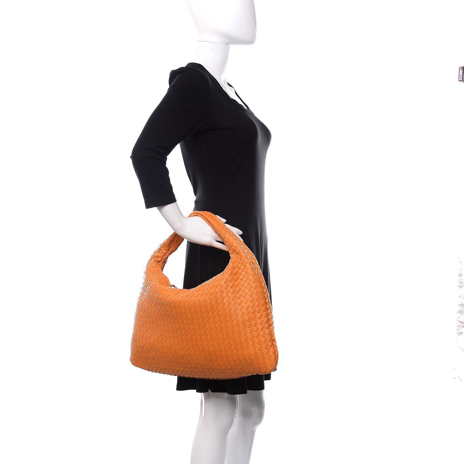 Bottega Veneta Nappa Intrecciato Large Veneta Hobo Orange 2 of 10