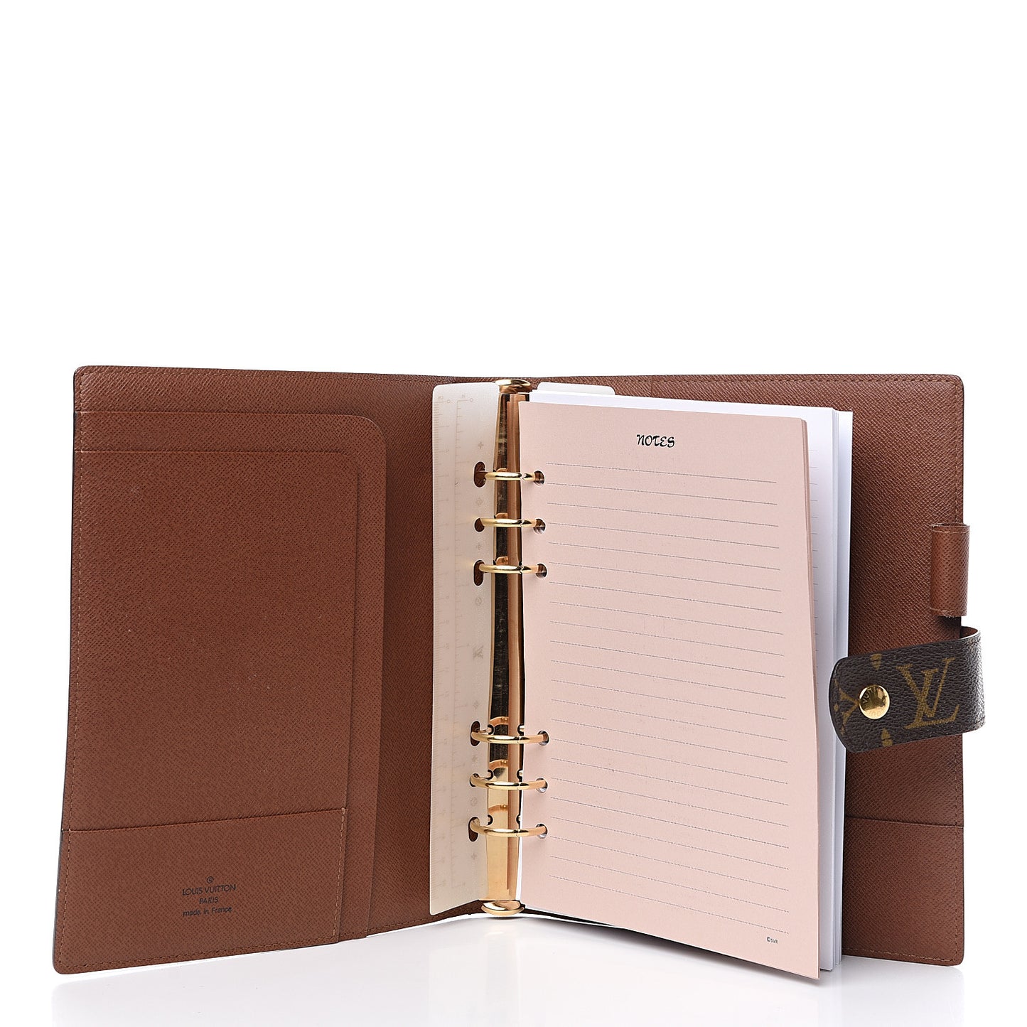 Monogram Large Ring Agenda Cover