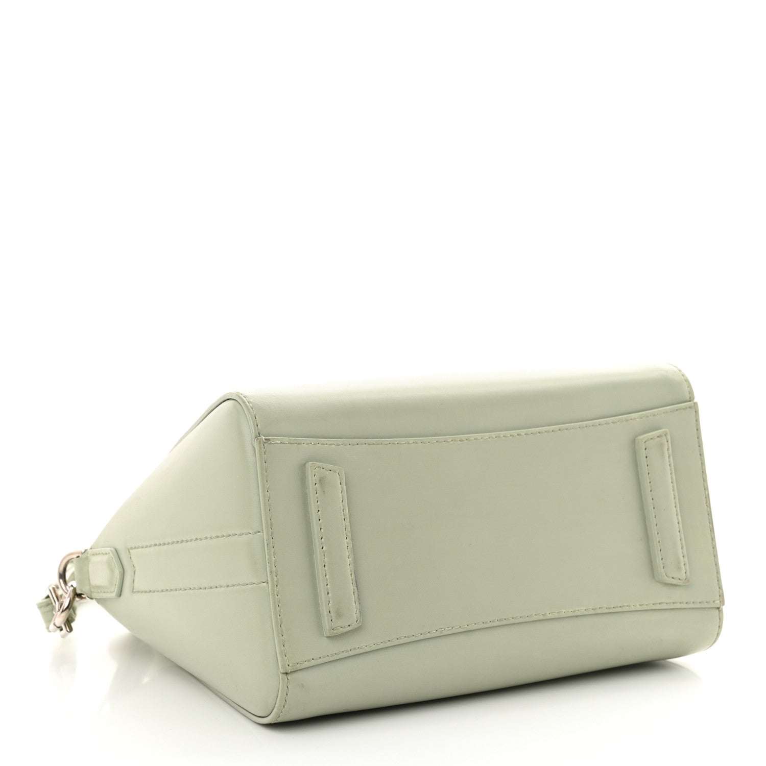 Givenchy Shiny Lord Calfskin Mini Antigona Aqua Green 4 of 17