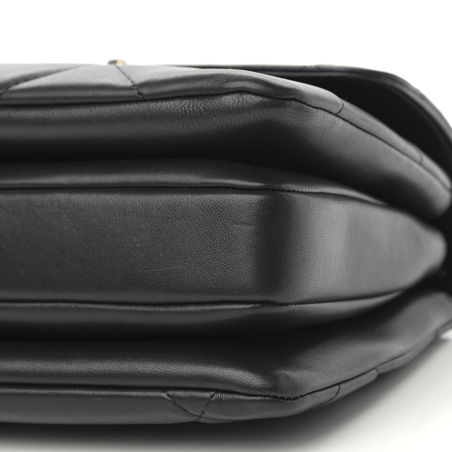Lambskin Quilted Small Trendy CC Dual Handle Flap Bag Black
