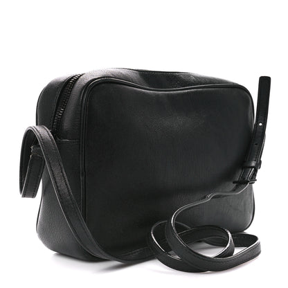 Saint Laurent Lambskin Monogram Lou Camera Bag Black 3 of 12