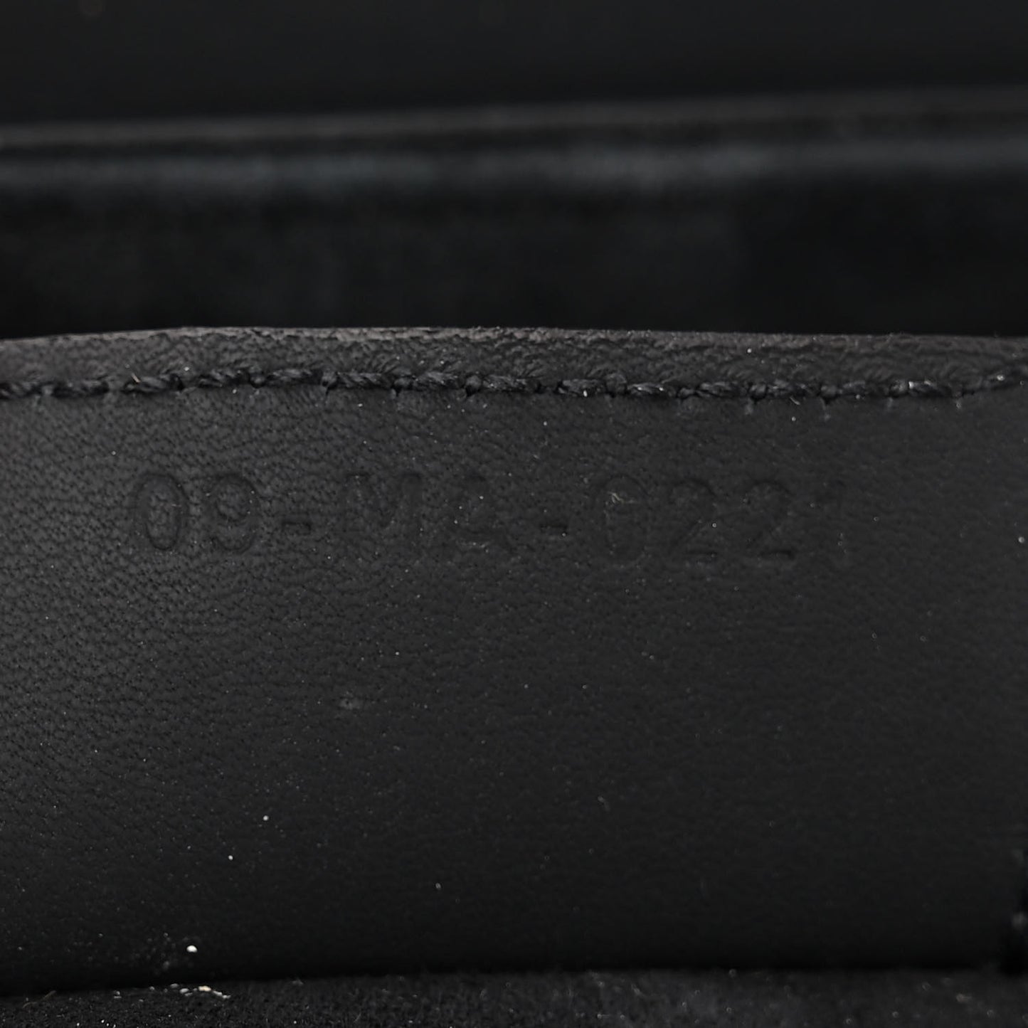 Ultra Matte Calfskin Saddle Bag Black